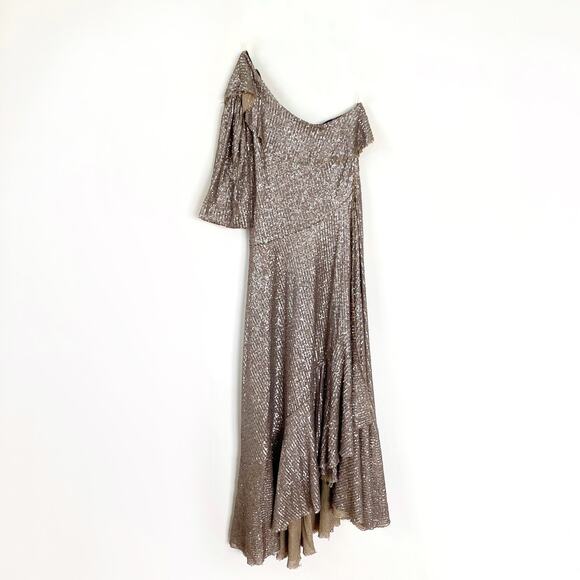 NEW Farm Rio One Shoulder Sequin Midi Dress Size XS - Picture 3 of 10